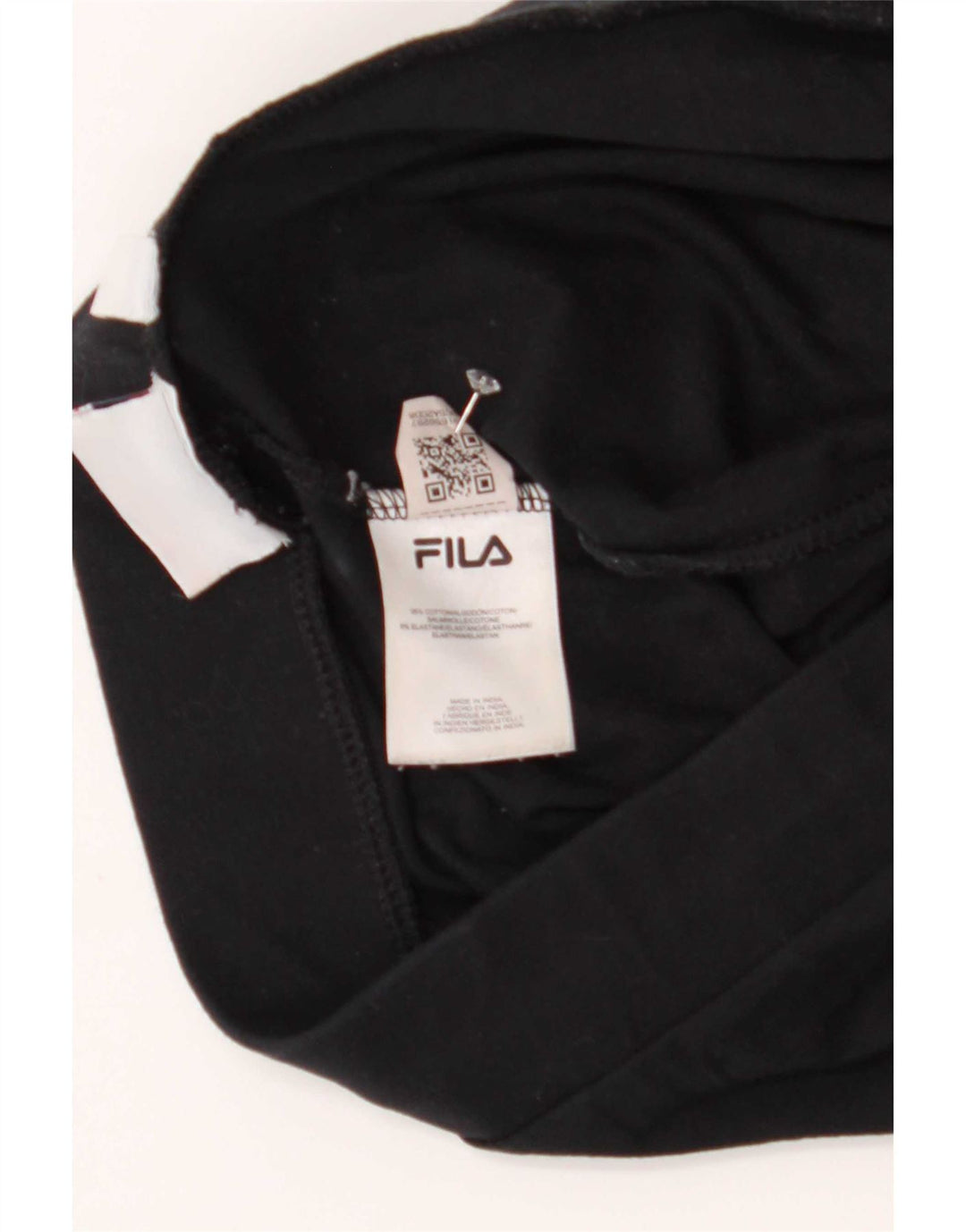 Fila ženske grafičke tajice UK 12 Srednje crni pamuk