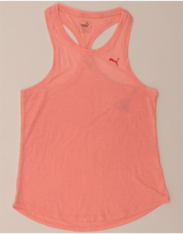 PUMA Womens Vest Top UK 8 Small Pink Vintage Puma and Second-Hand Puma from Messina Hembry 