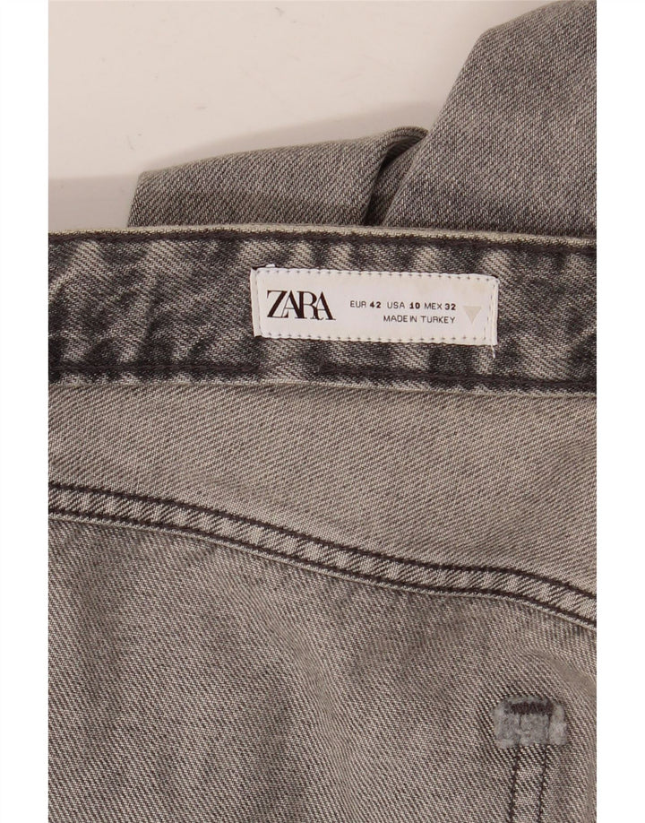 Zara ženske široke traperice EU 42 Large W32 L36 sive