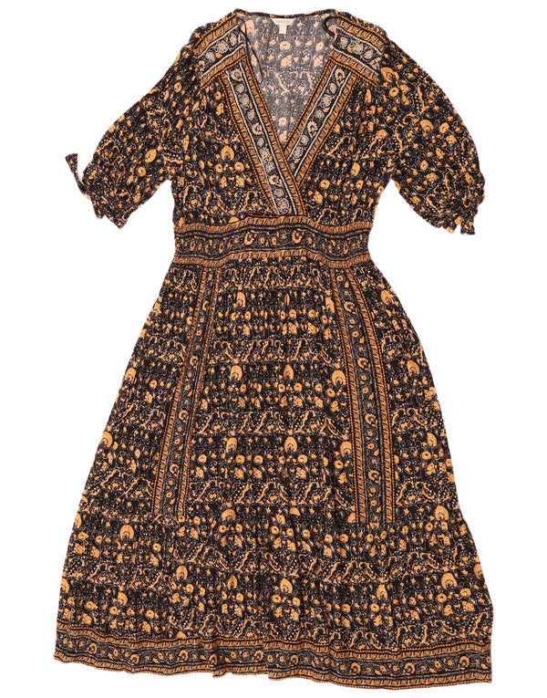 Monsoon ženska maksi haljina UK 16 velika raznobojna cvjetna viskoza