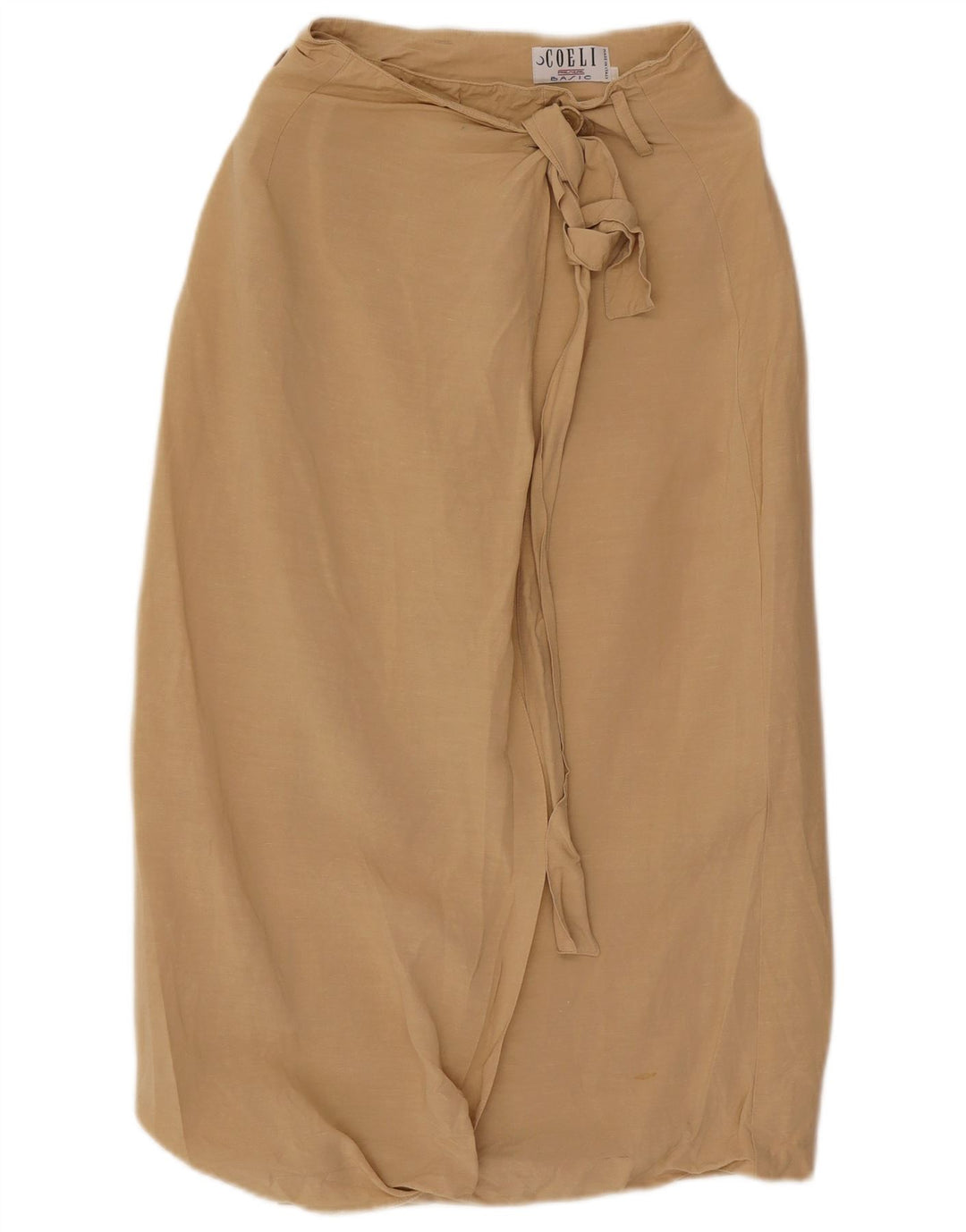 Basic ženska suknja s omotom XS W24 Beige Linen