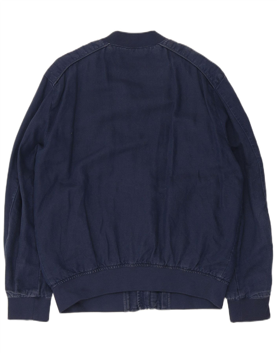 ZARA muška bomber jakna UK 40 veliki tamnoplavi poliester