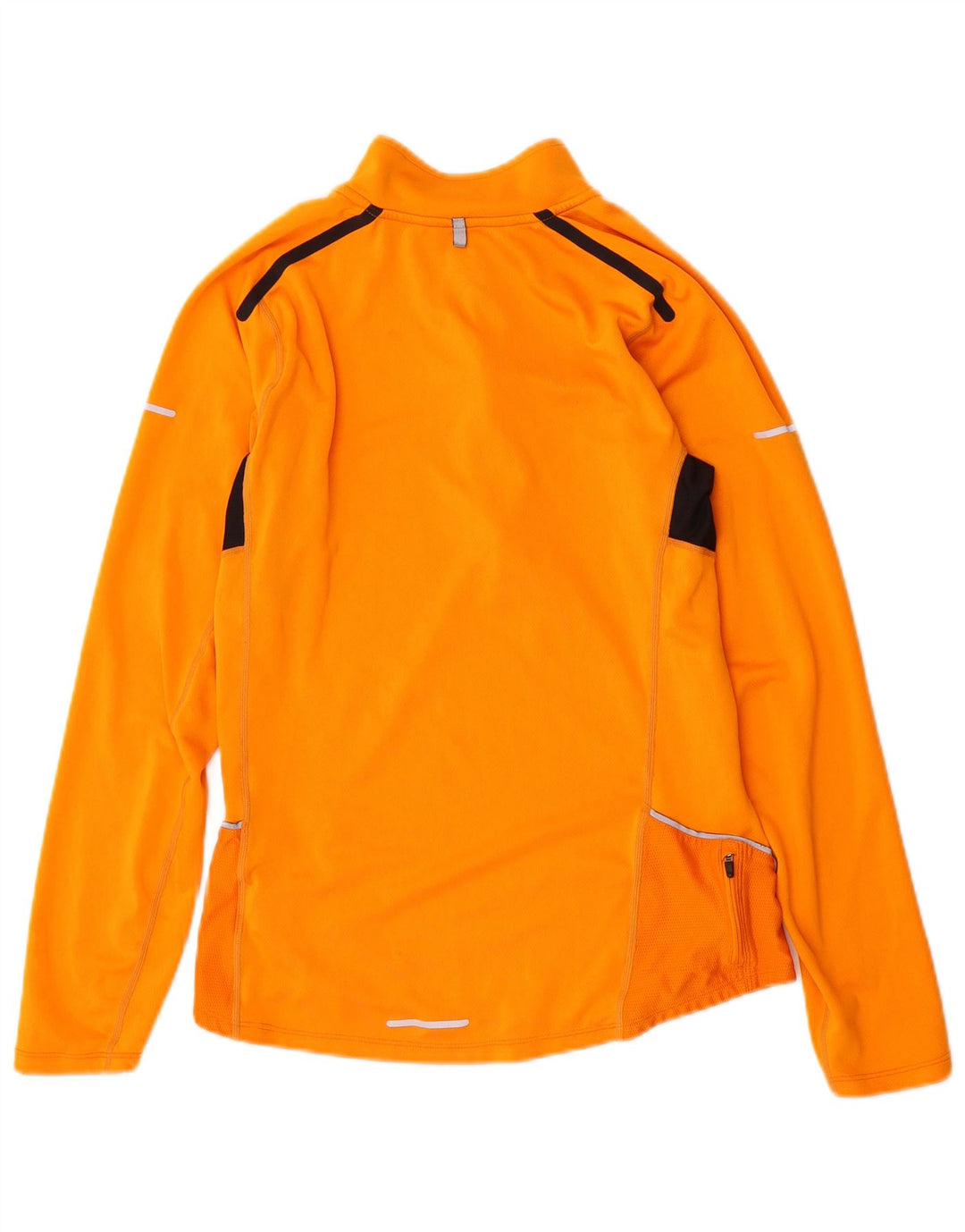 Nike Dri Fit majica s izrezom i puloverom, gornji dio srednje narančaste boje