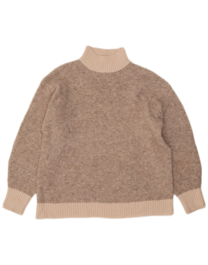 Marks & Spencer ženski džemper s kornjačičastim ovratnikom UK 14 Srednje bež