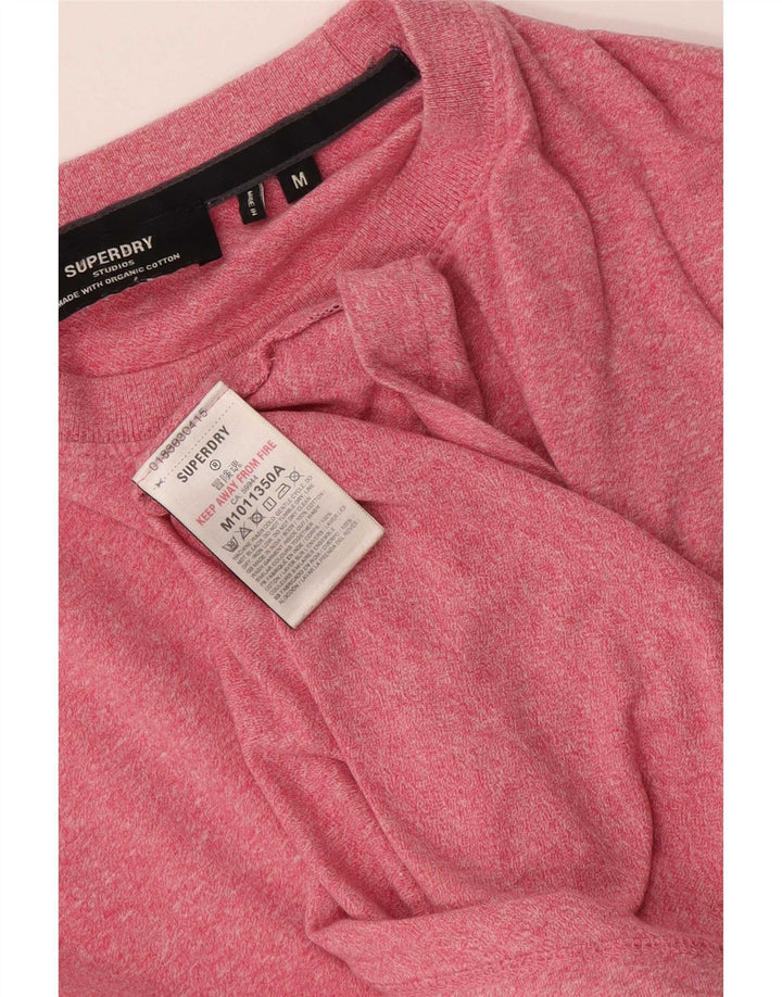 Superdry muška majica kratkih rukava Srednje ružičasti flekasti pamuk