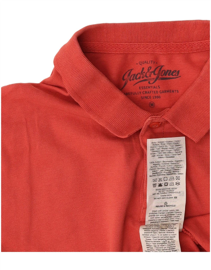 JACK & JONES Muška polo majica Srednje ružičasti pamuk