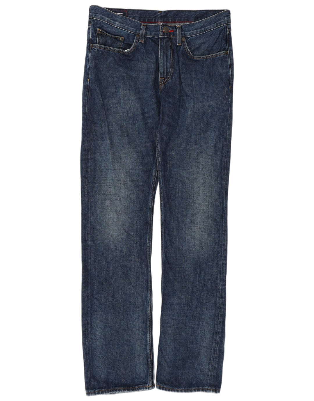 TOMMY HILFIGER Muške ravne traperice W32 L32 Plavi pamuk