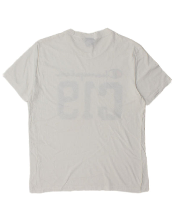 CHAMPION Muška majica s grafičkim motivima srednje bijele boje