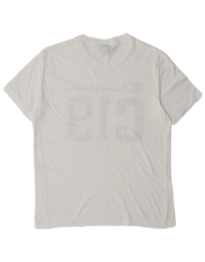 CHAMPION Muška majica s grafičkim motivima srednje bijele boje