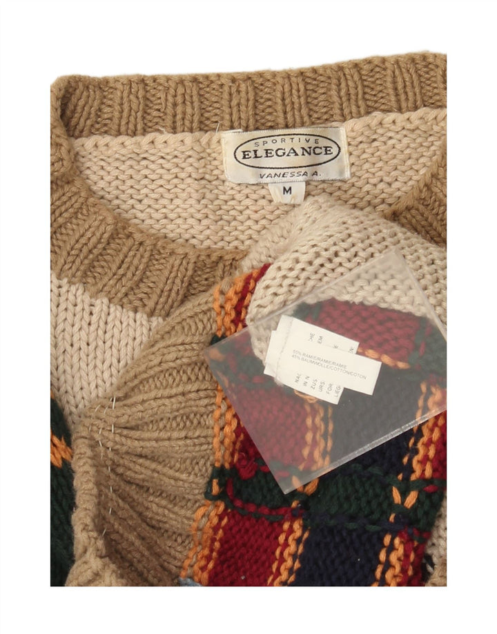 Elegantni muški džemper s okruglim izrezom, srednje raznobojna novost