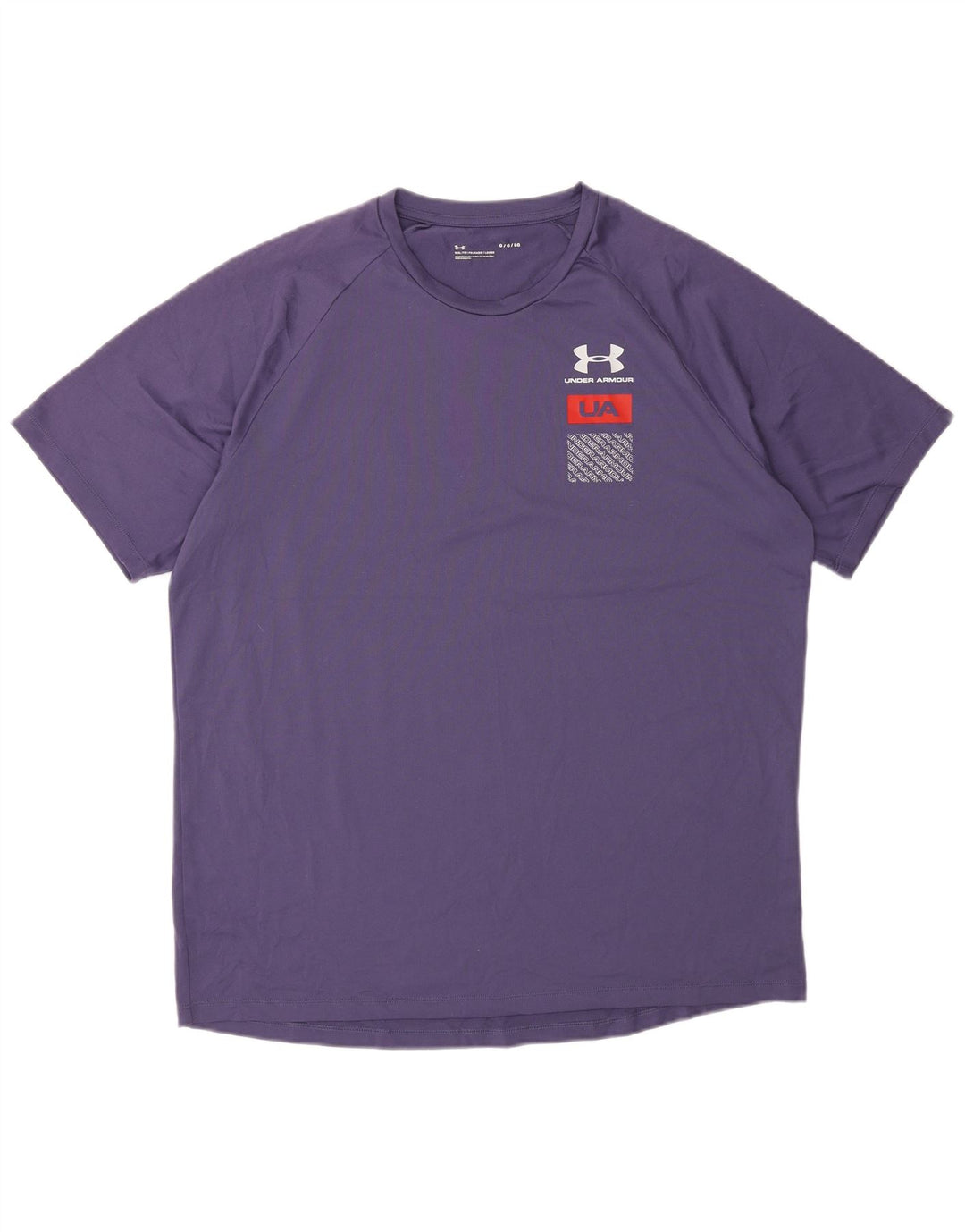 Velika ljubičasta muška majica s grafičkim motivima Under Armour
