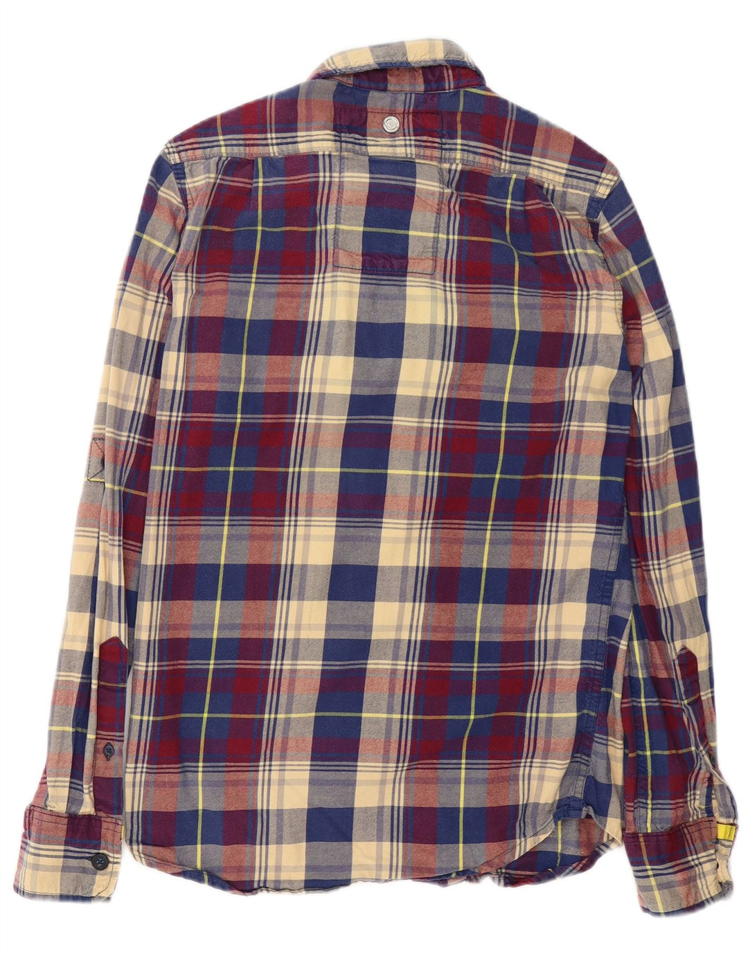 Superdry muška flanelska košulja, mali raznobojni karirani pamuk
