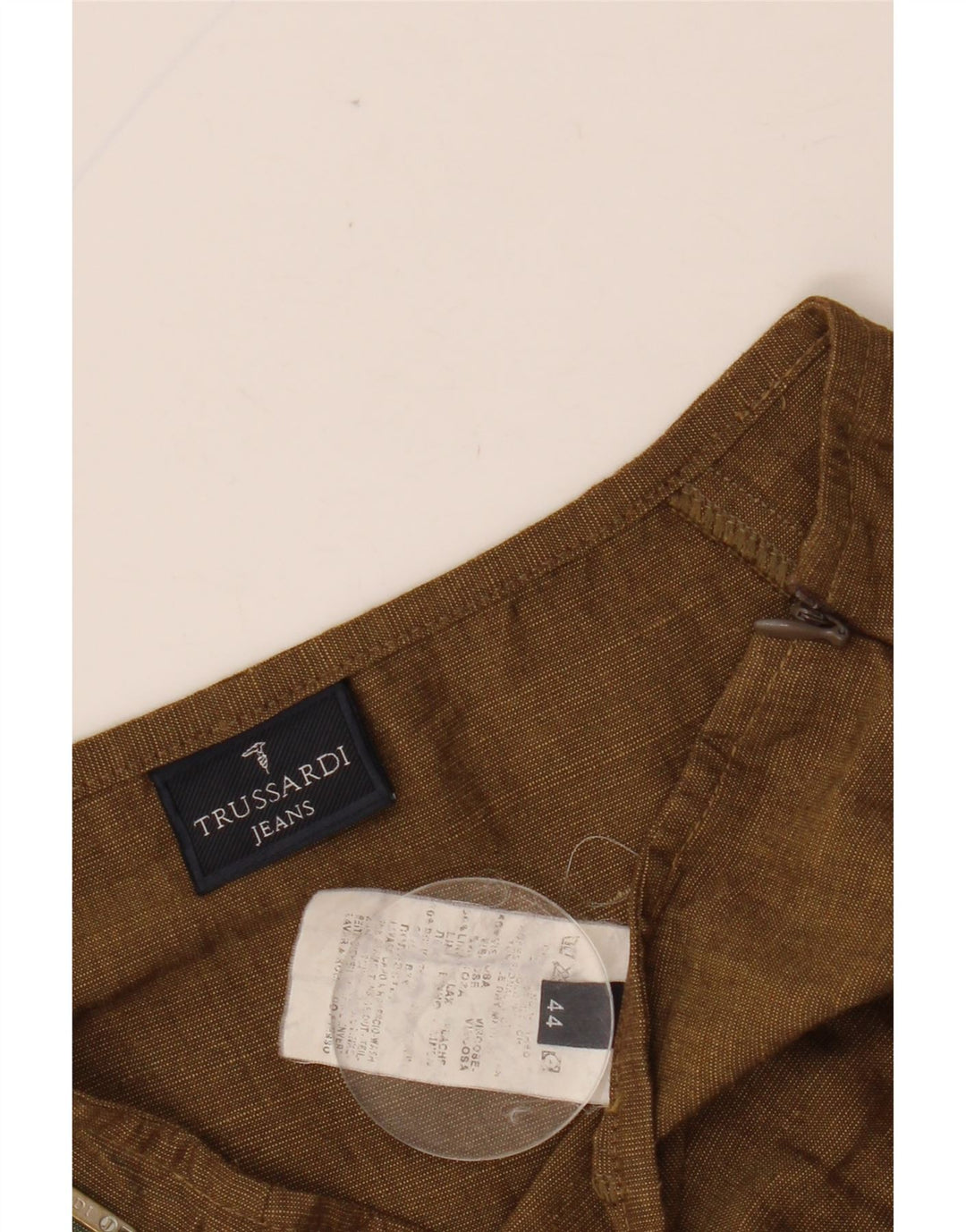 TRUSSARDI ženska suknja A-kroja IT 44 srednje W29 smeđa viskoza