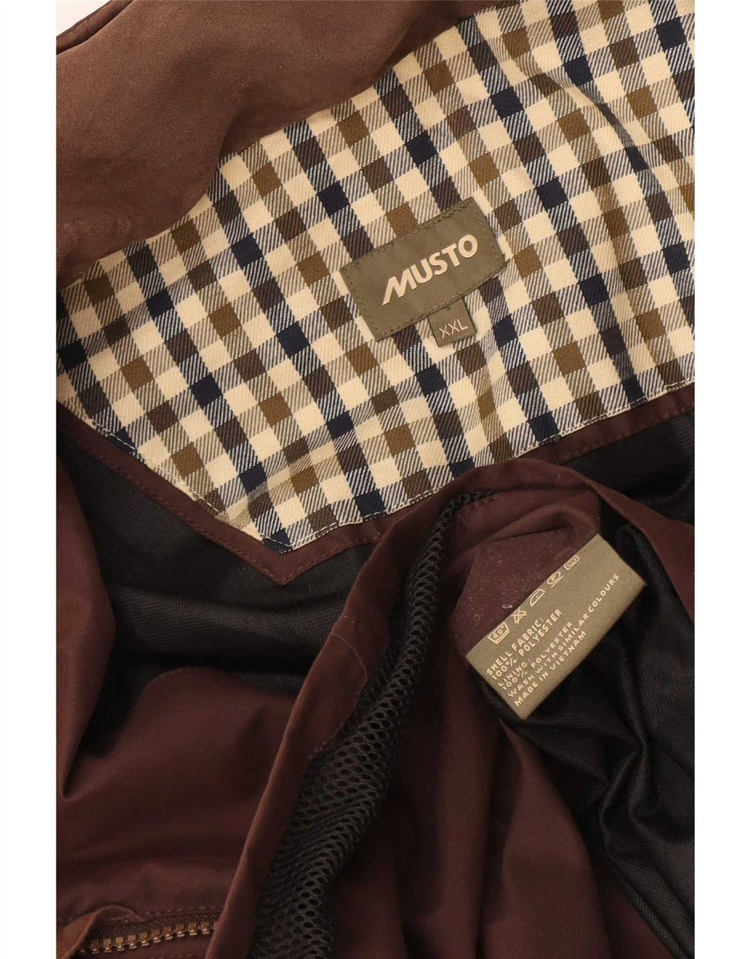 Musto kaput vjetrovke UK 44 2XL smeđi poliester