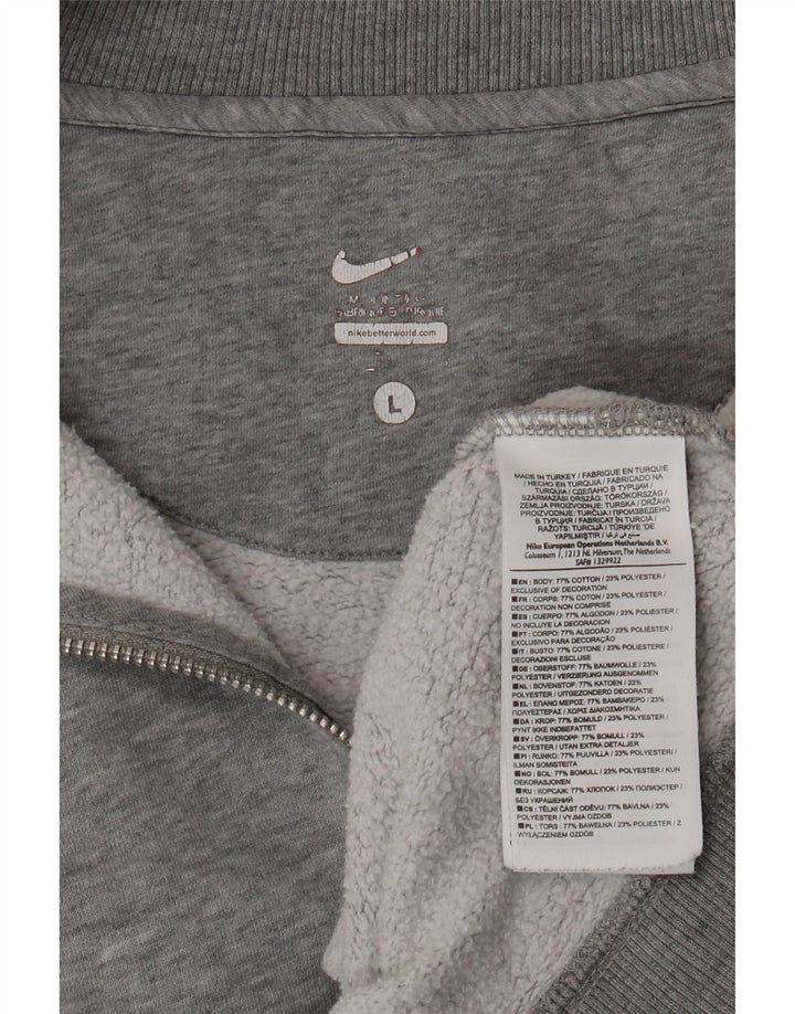 NIKE Muška gornja jakna trenirke Veliki sivi flekasti pamuk