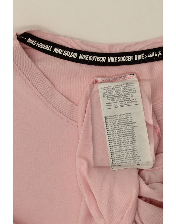 NIKE Mens T-Shirt Top Medium Pink Cotton Vintage Nike and Second-Hand Nike from Messina Hembry 