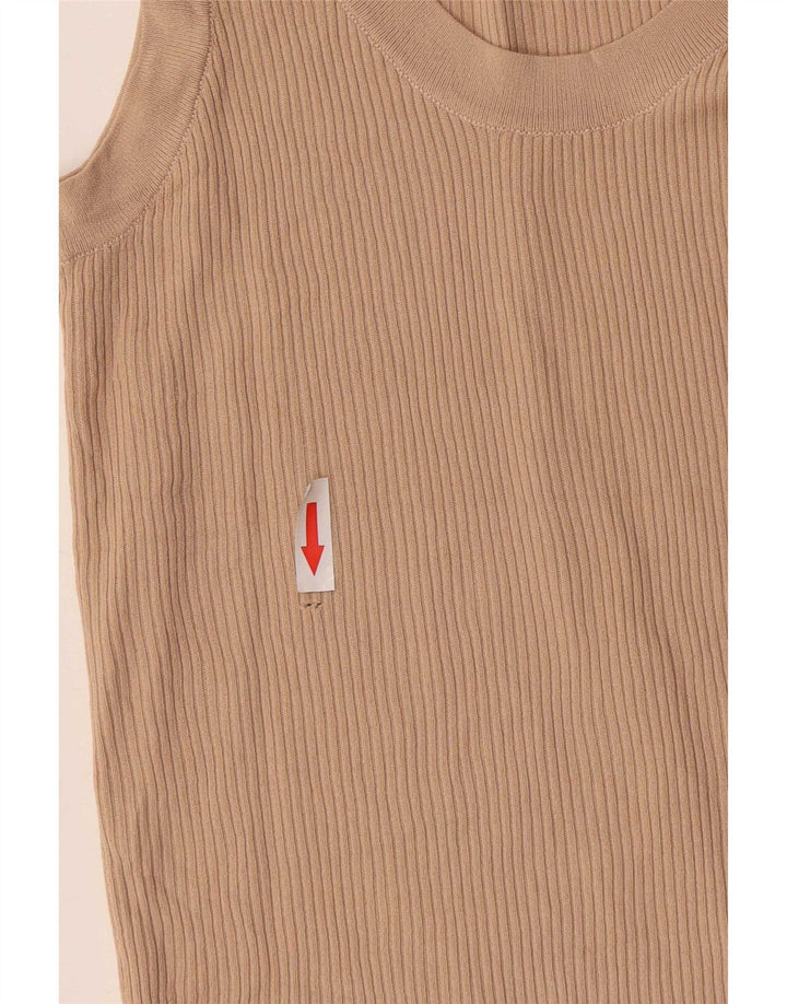 Zara ženski prsluk UK 8 Small bež viskoza