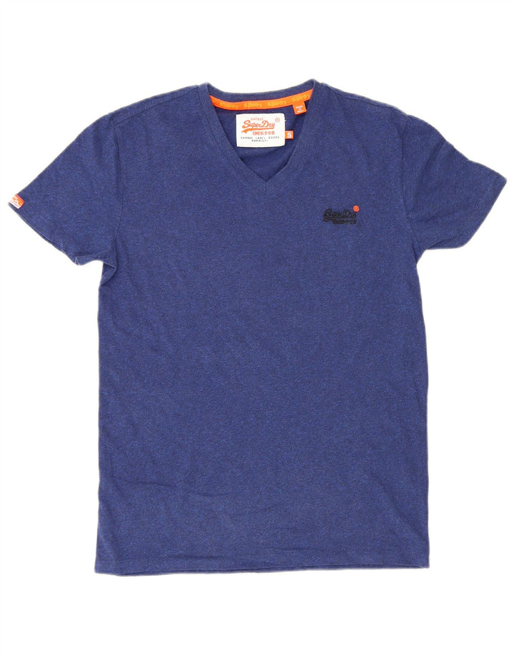 Superdry muška majica kratkih rukava Mala tamnoplava pamuk