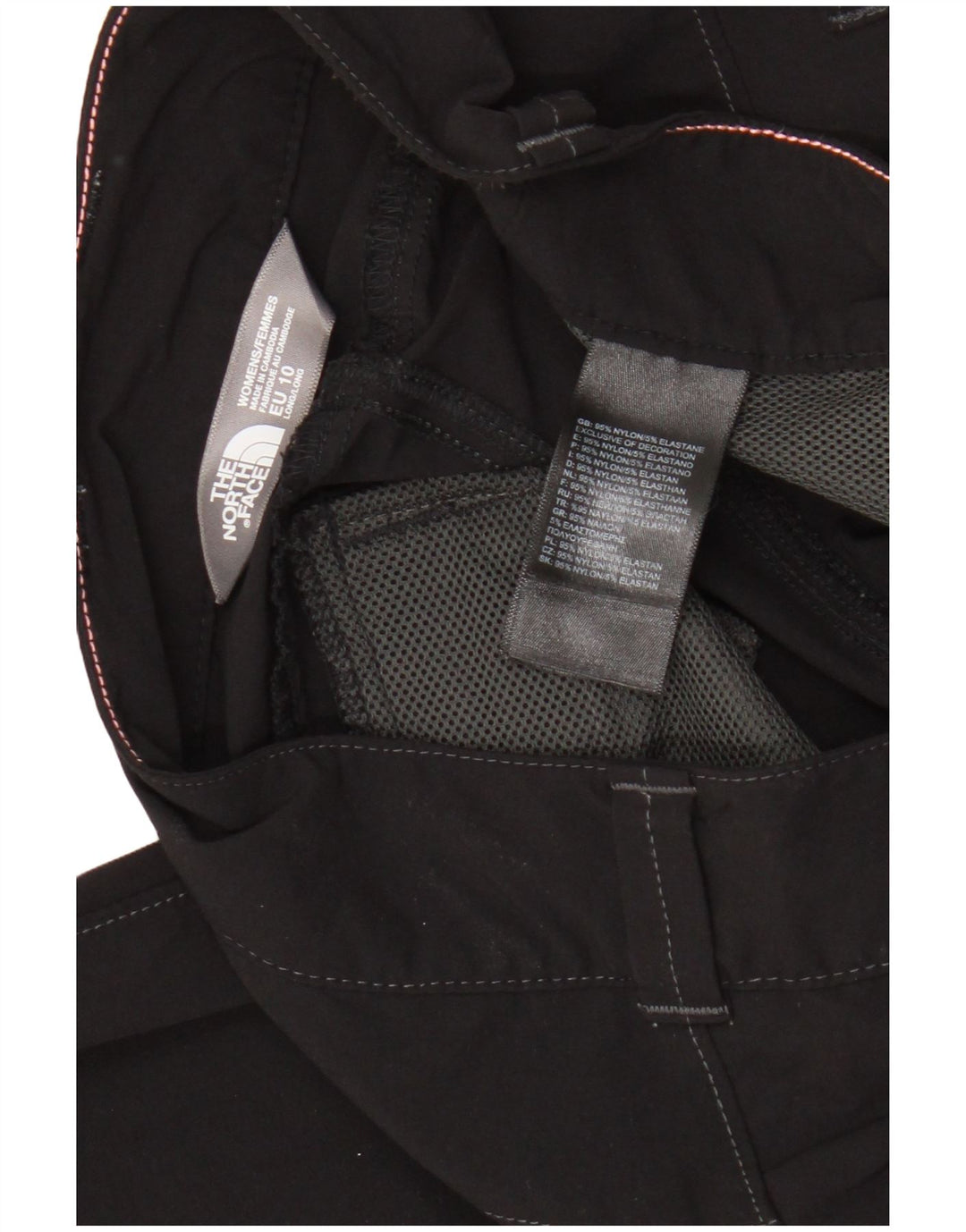 The North Face ženske kargo hlače za planinarenje W32 L33 crni najlon