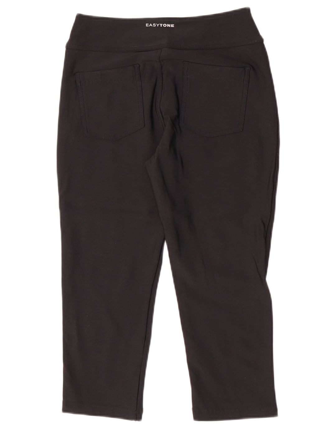 Reebok Ženske Capri Trenirke Hlače UK 12 srednje crne