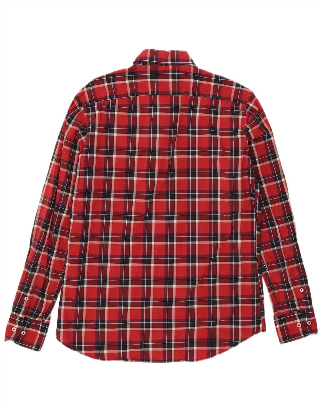 Massimo Dutti muška ležerna flanelska košulja, veliki crveni karirani
