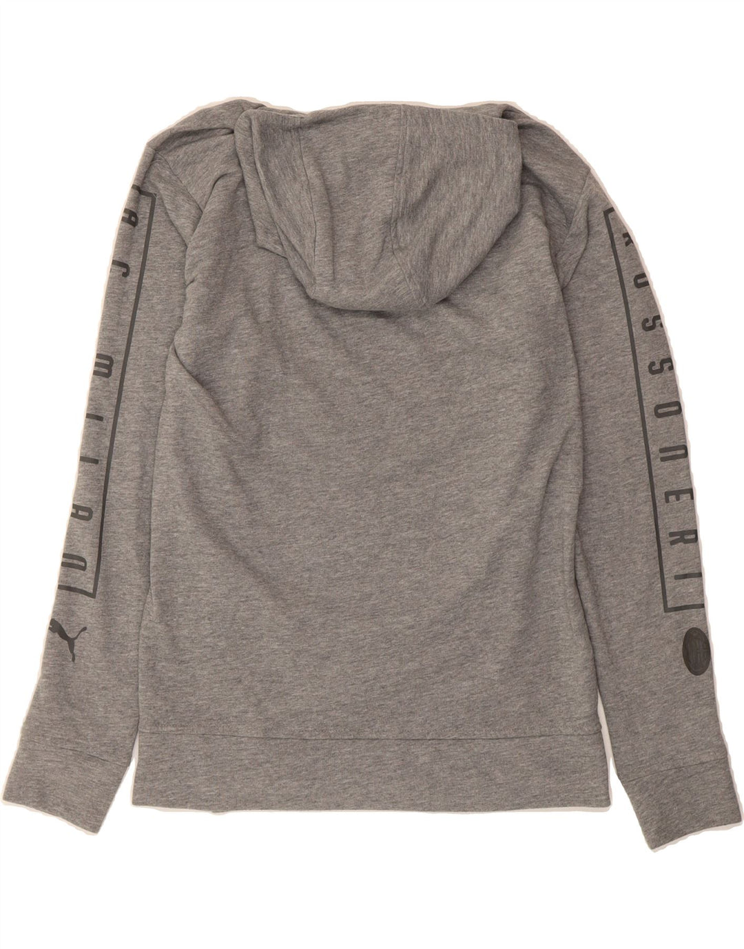 PUMA Mens Hoodie Jumper Small Grey Cotton Vintage Puma and Second-Hand Puma from Messina Hembry 
