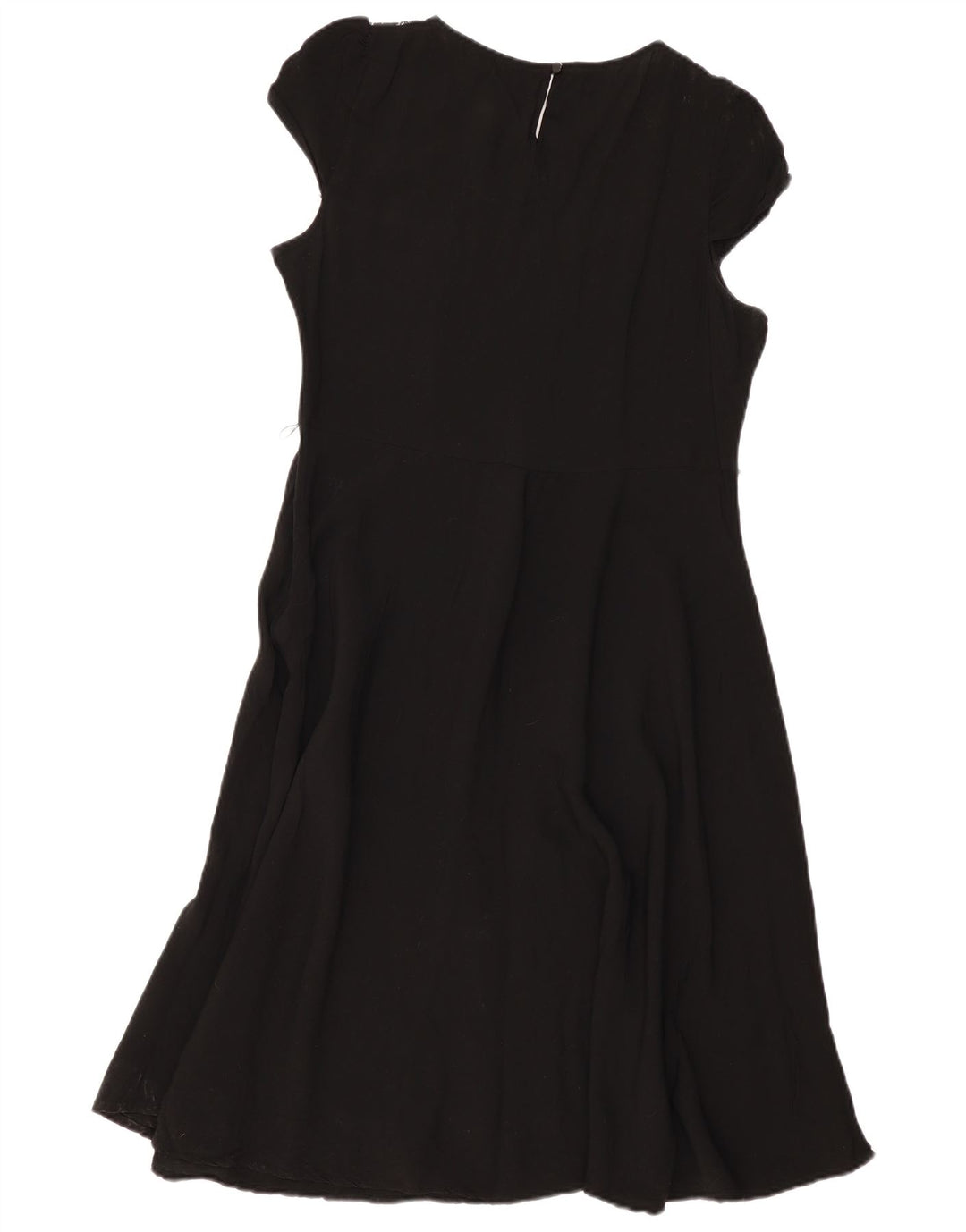 MONSOON ženska haljina A-kroja UK 18 XL crni pamuk