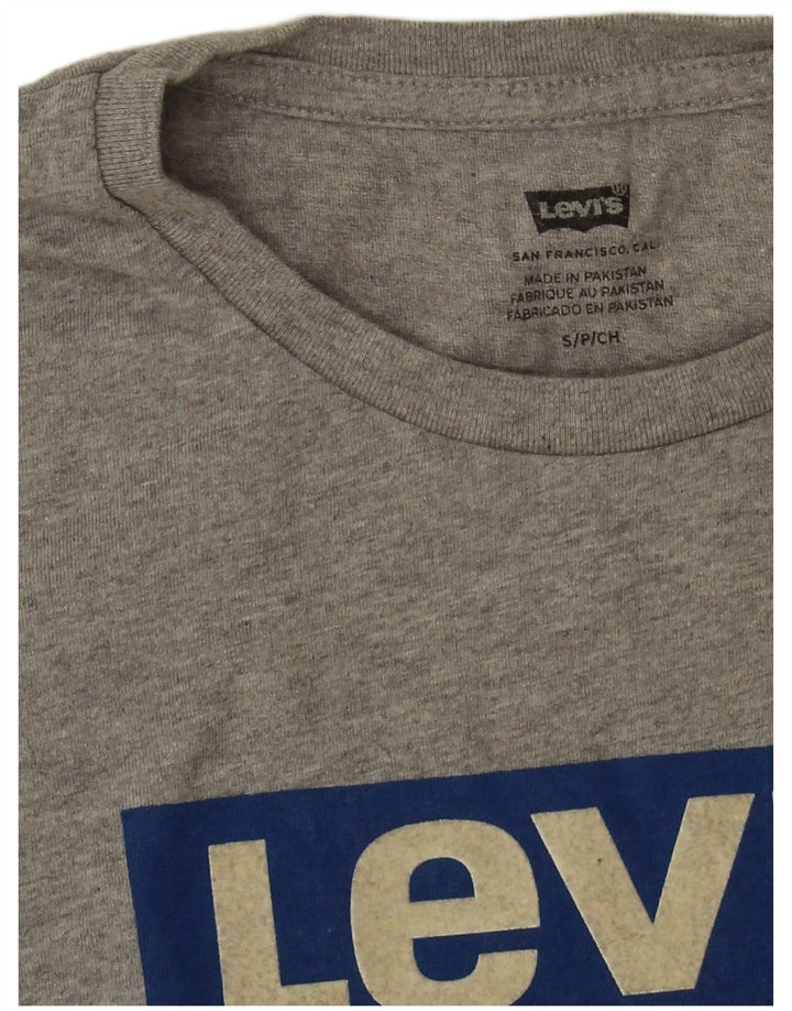 Levi's muška majica kratkih rukava s grafičkim motivima, mali sivi flekasti pamuk