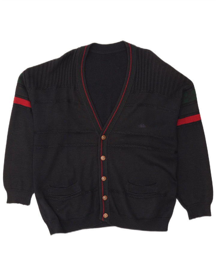 Vintage muški kardigan pulover XL crne boje