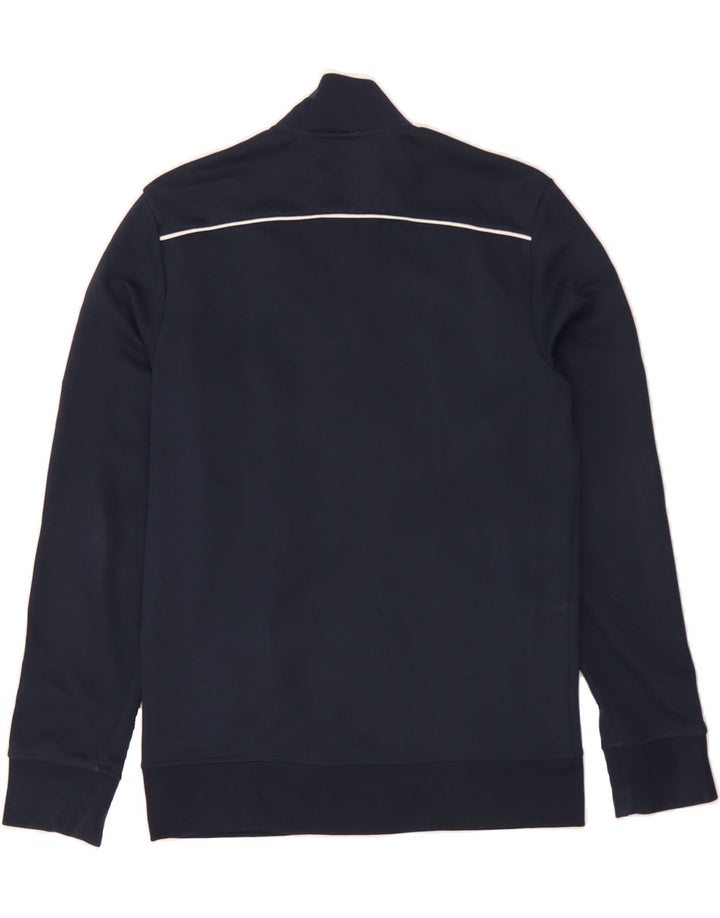 STARTER Mens Tracksuit Top Jacket UK 34/36 Small Navy Blue Colourblock Vintage Starter and Second-Hand Starter from Messina Hembry 