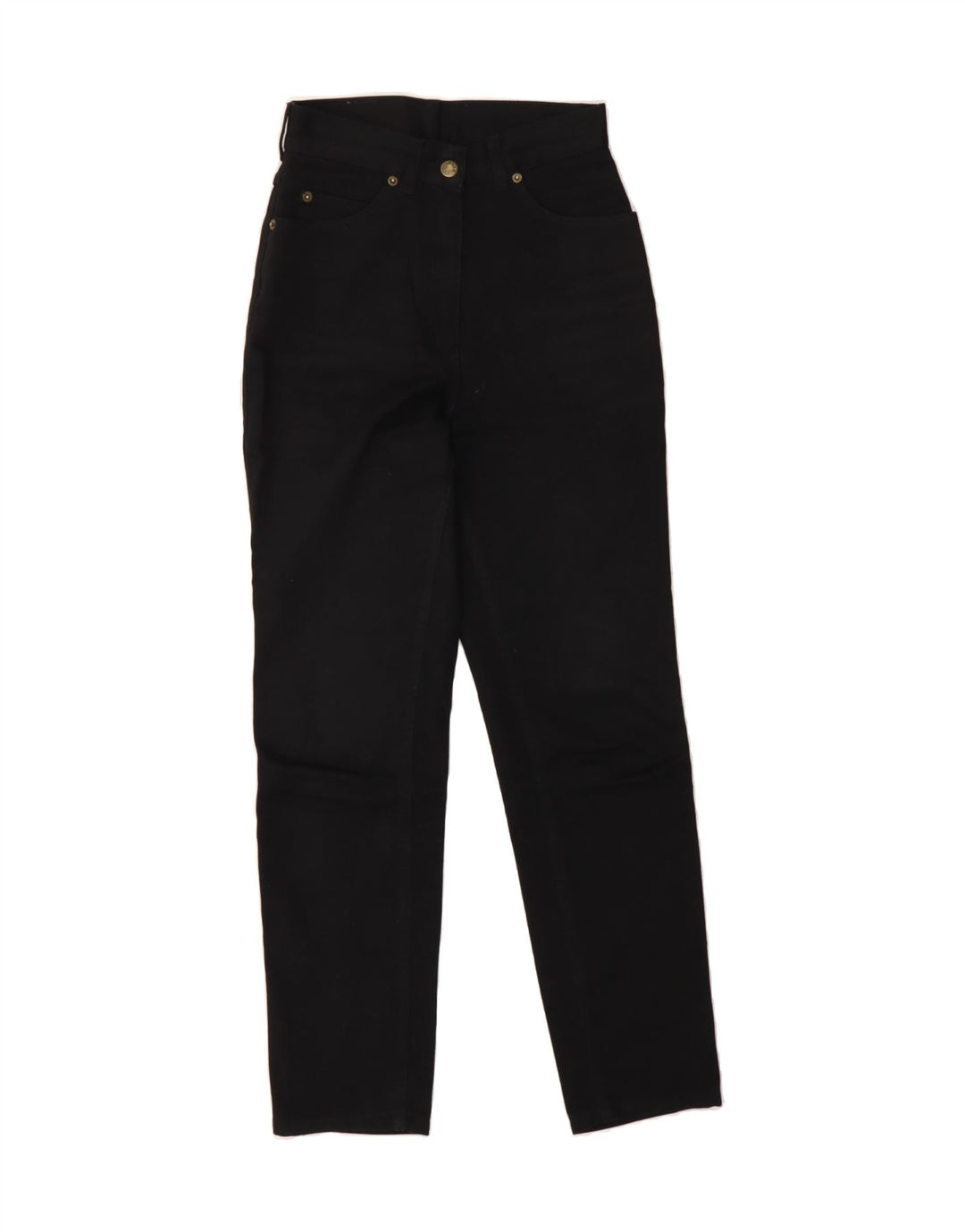 EXPLORER Womens Slim Jeans UK 8 Small W26 L30  Black Cotton Vintage Explorer and Second-Hand Explorer from Messina Hembry 