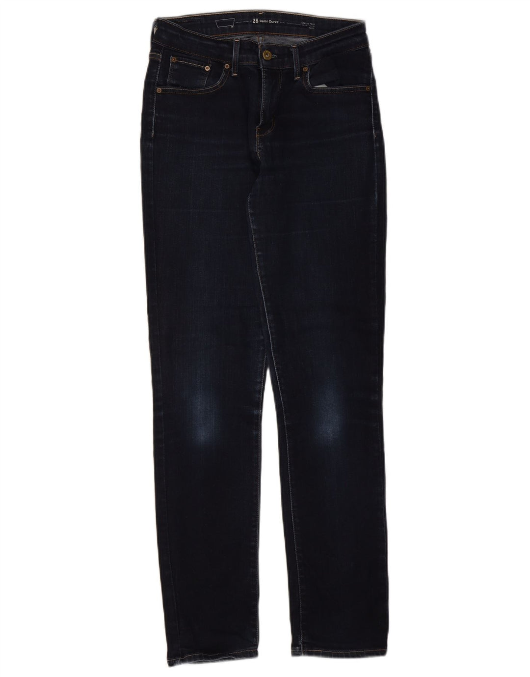 Levi's ženske uske traperice W28 L32 tamnoplavi pamuk