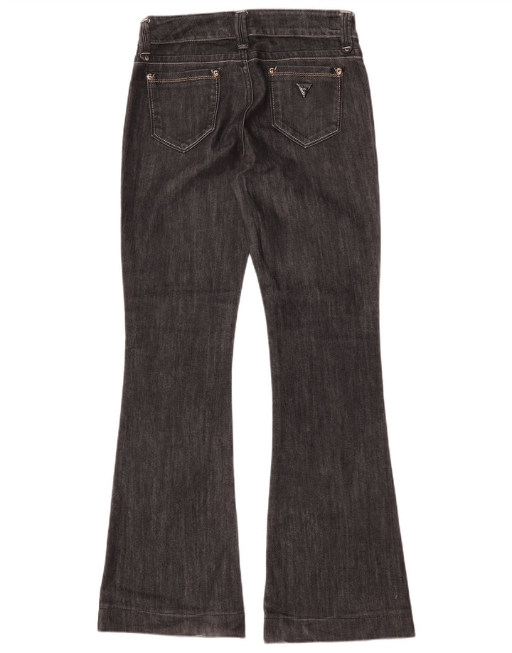 Ženske lepršave traperice Guess W29 L32 crni pamuk