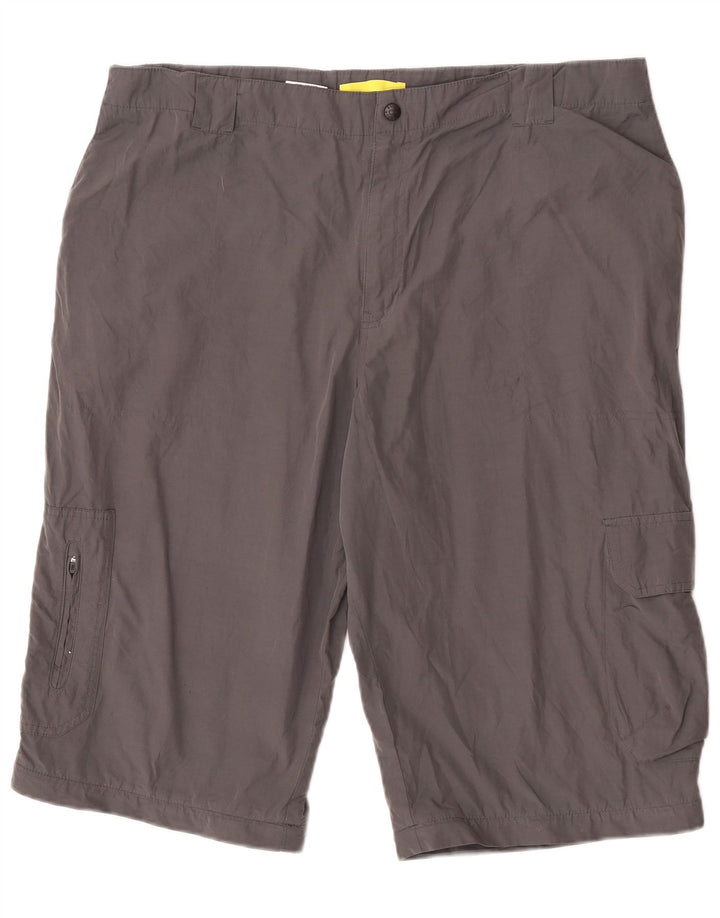 Marks & Spencer muške kratke hlače Blue Harbor Cargo W40 XL sivi poliamid