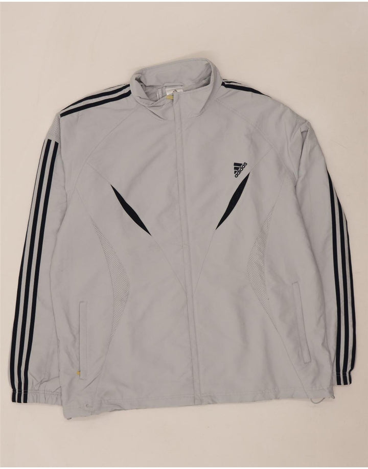 ADIDAS Muška kišna jakna Clima 365 UK 42 XL Sivi poliester u boji