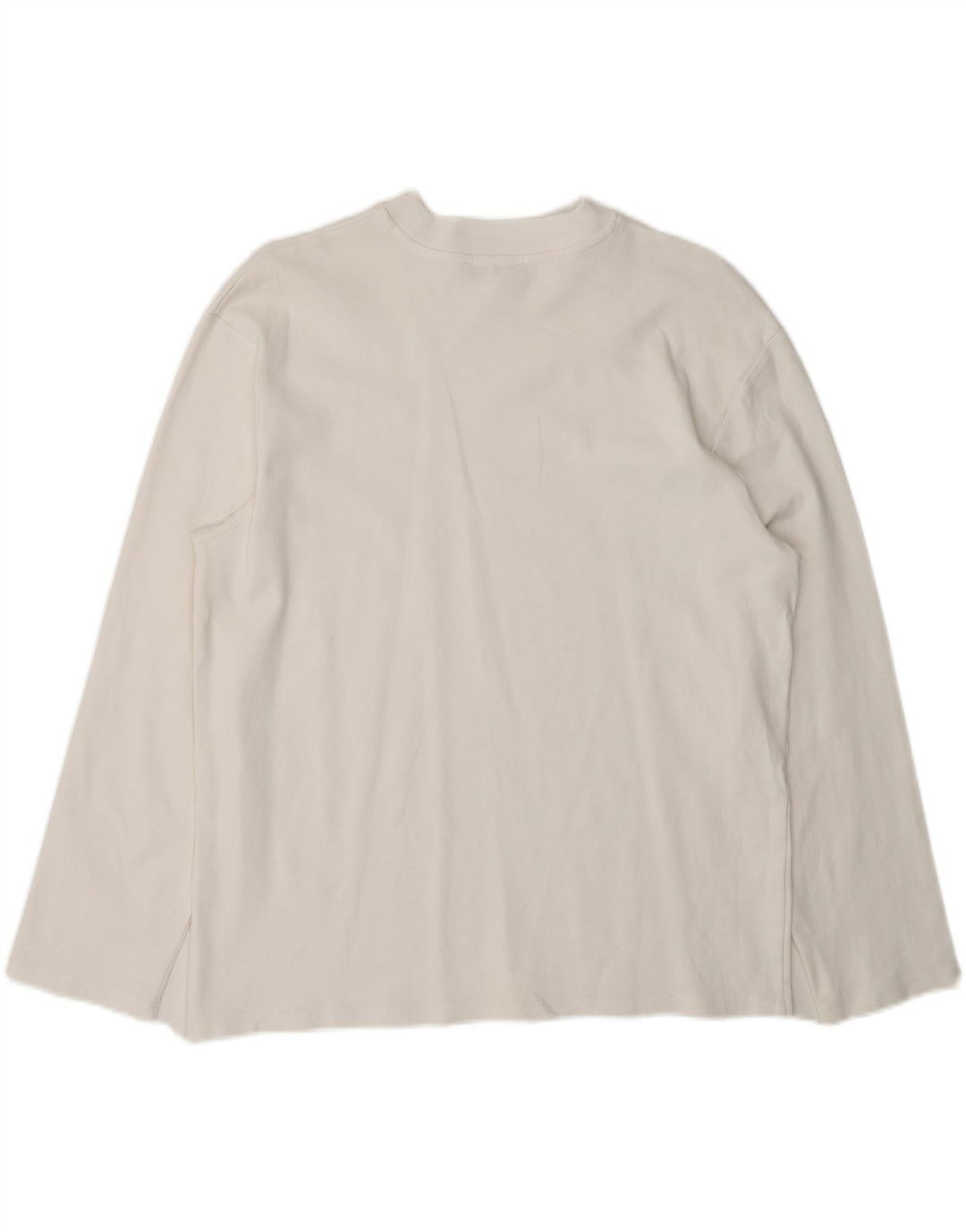 ZARA Womens Oversized Top Long Sleeve UK 10 Small White