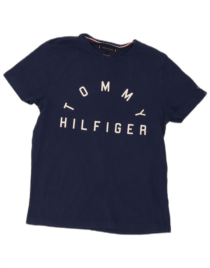 Tommy Hilfiger Ženska majica kratkih rukava s grafičkim motivima UK 14 srednje tamnoplavi pamuk