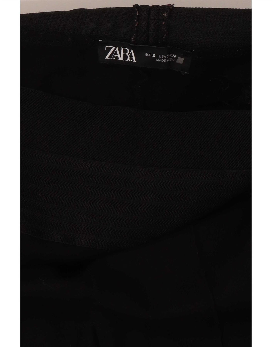 Zara ženske kratke tajice UK 8 Male crne riblja kost