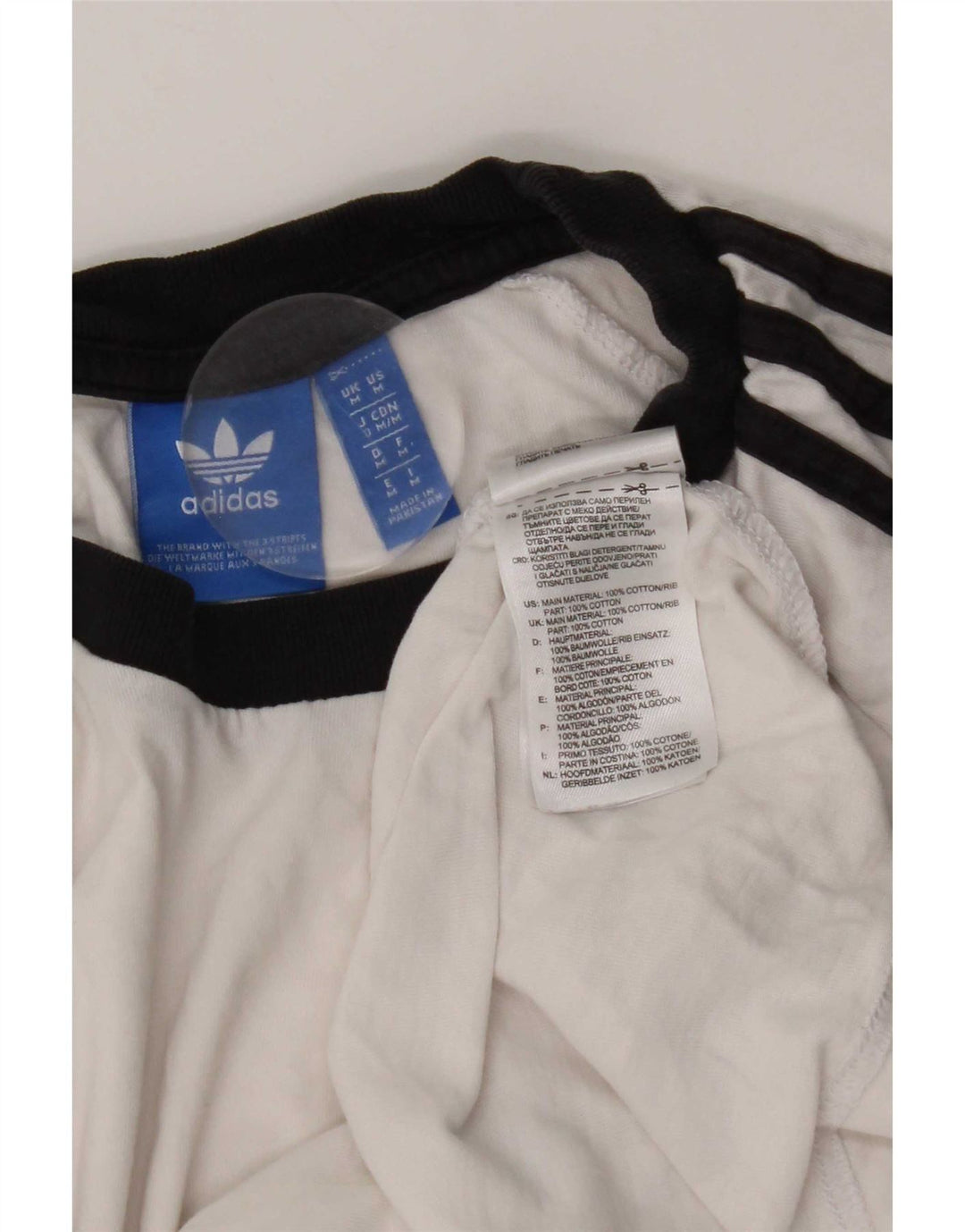 Adidas muška majica kratkih rukava srednje bijele boje, pamuk
