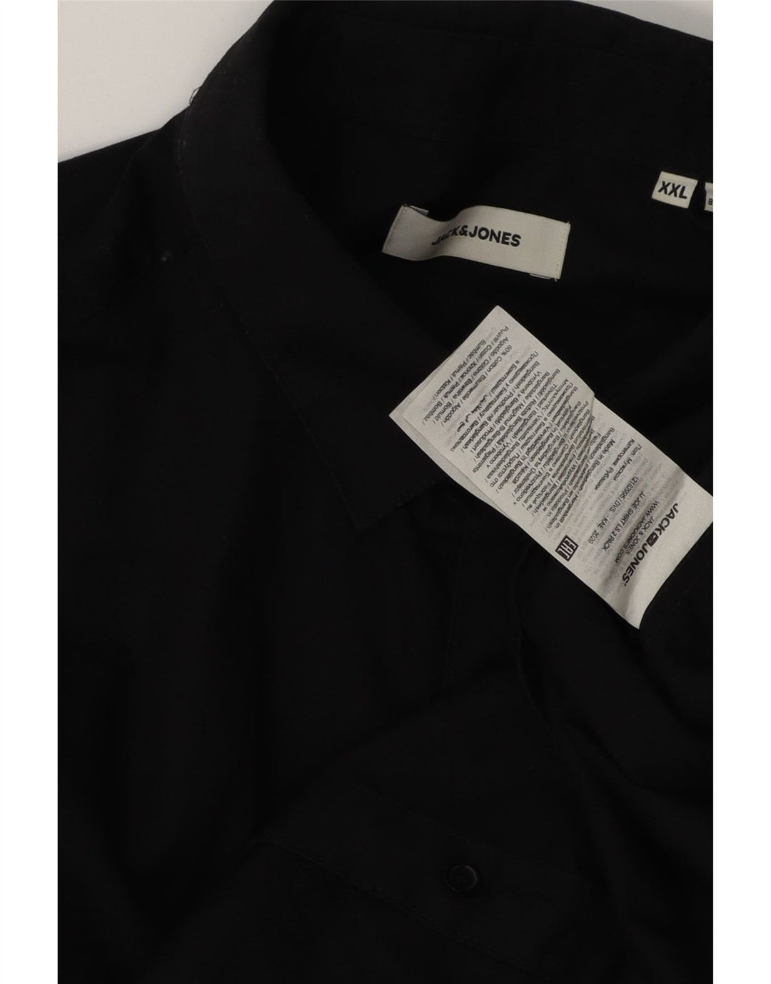 Jack & Jones muška košulja 2XL crni pamuk