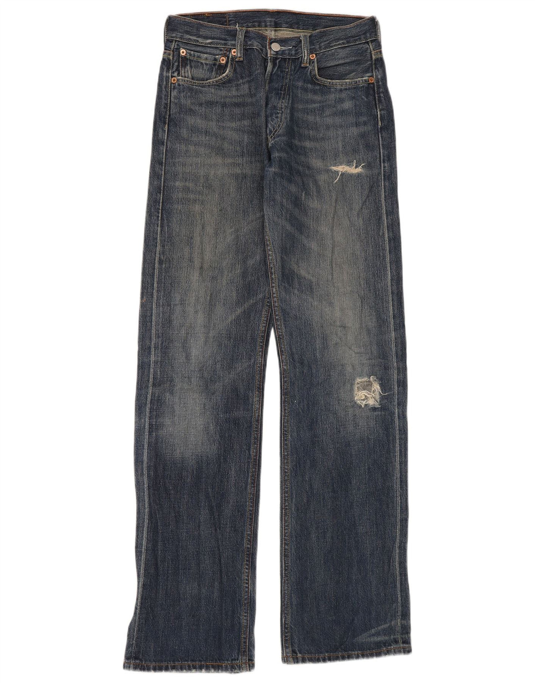 Levi's muške otrcane široke traperice W29 L34 plavi pamuk
