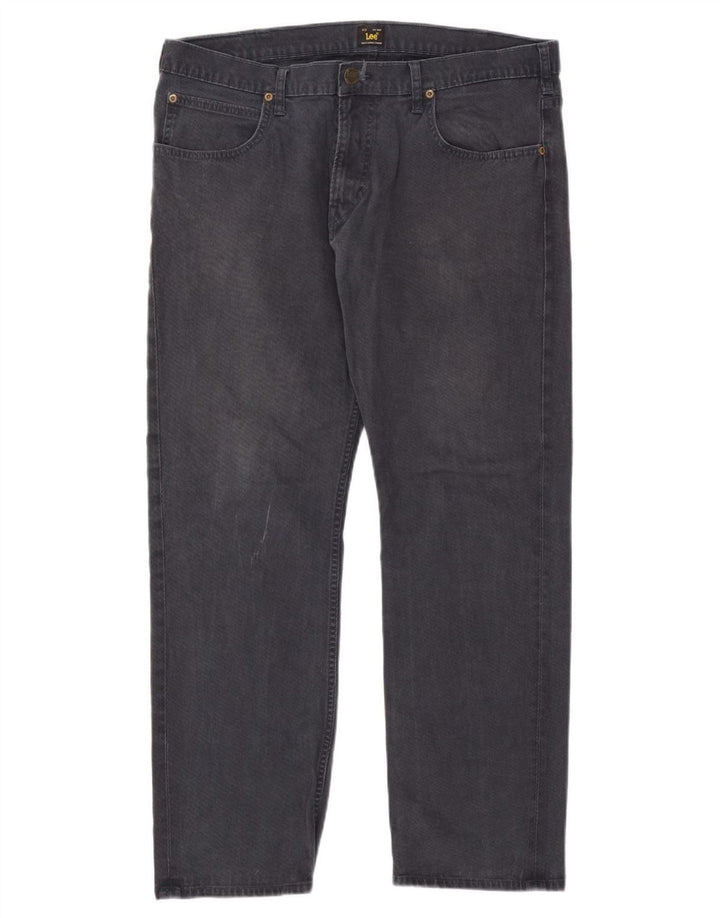 Lee Mens Blake Straight Jeans W36 L30 Plavi pamuk