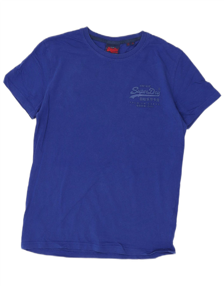 Superdry muška majica srednje plavi pamuk