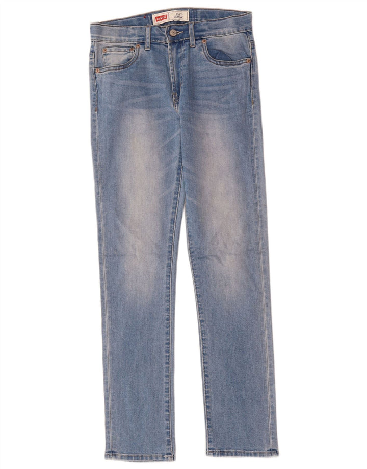 Levi's Boys 510 ravne traperice 13-14 godina W28 L30 plavi pamuk