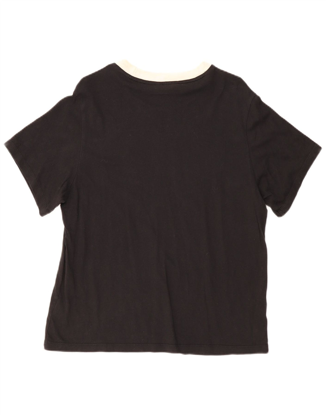 ADIDAS ženska majica kratkih rukava UK 12 srednje crni pamuk