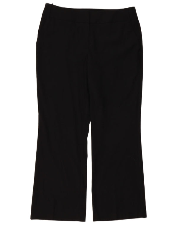 Marks & Spencer ženske ležerne hlače s bootcutom UK 16 Large W36 L30 crne