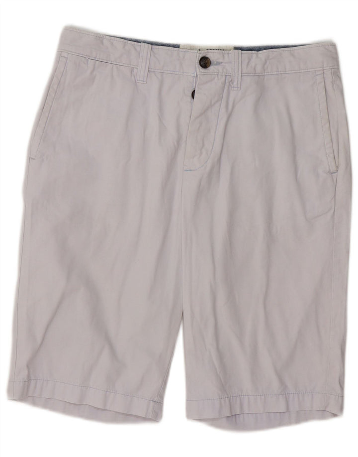 JACK WILLS Muške kratke hlače Chino W32 Srednje plavi pamuk