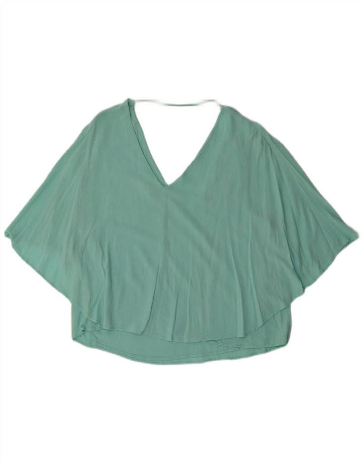 Zara ženski gornji dio bluze UK 14 Large tirkizna