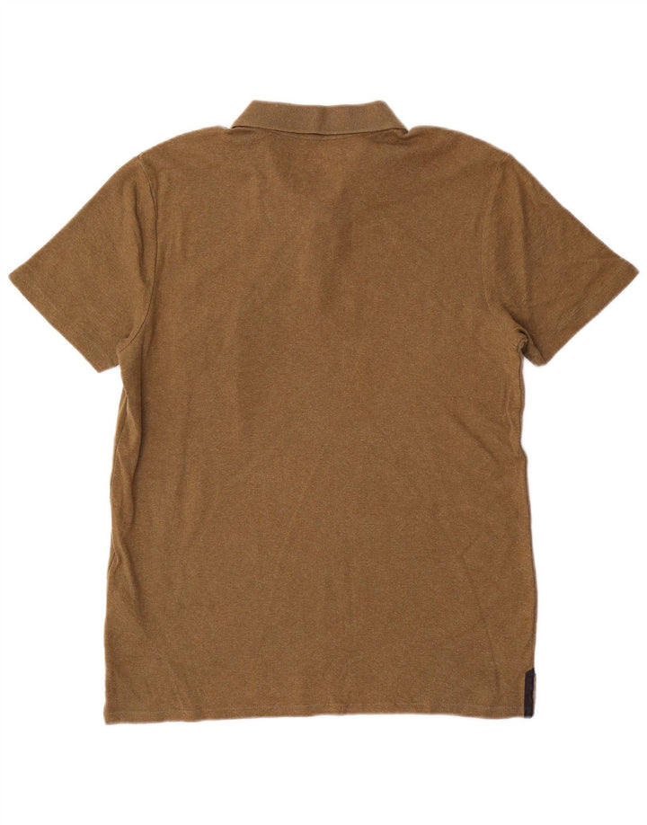 Dkny muška polo majica, srednji kaki pamuk