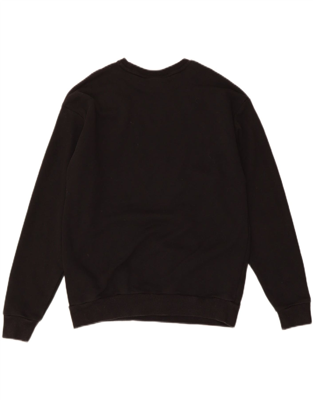 PUMA Womens Graphic Sweatshirt Jumper UK 12 Medium Black Cotton Vintage Puma and Second-Hand Puma from Messina Hembry 